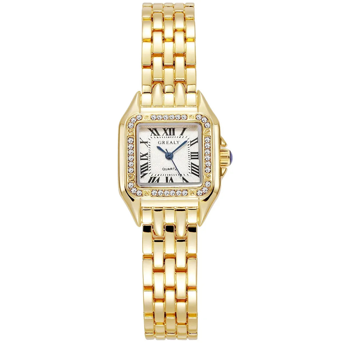 Montre Carrée Femme Quartz Bracelet Alliage Chic