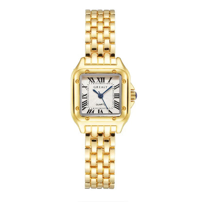 Montre Carrée Femme Quartz Bracelet Alliage Chic