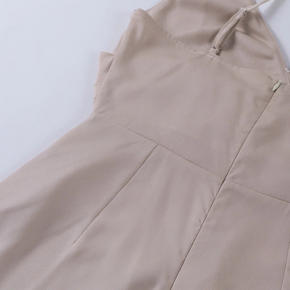 Robe Longue d'Invitée de Mariage Fendue pour Femme — photo 15