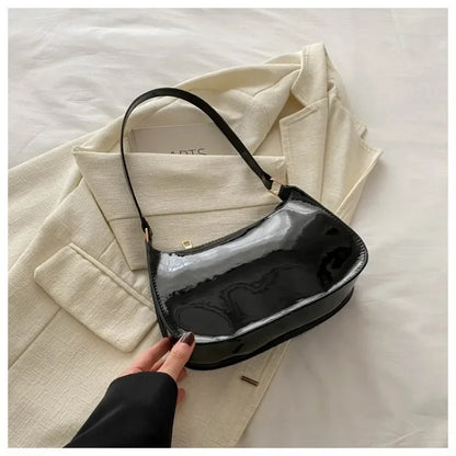 Sac Bandoulière Uni en Cuir PU pour Femme