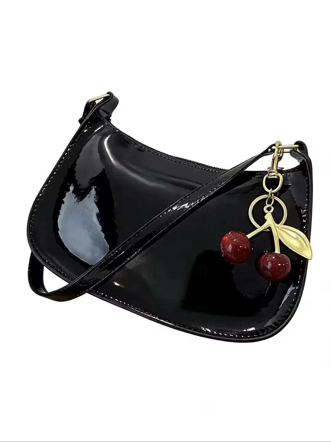 Sac Bandoulière Uni en Cuir PU pour Femme