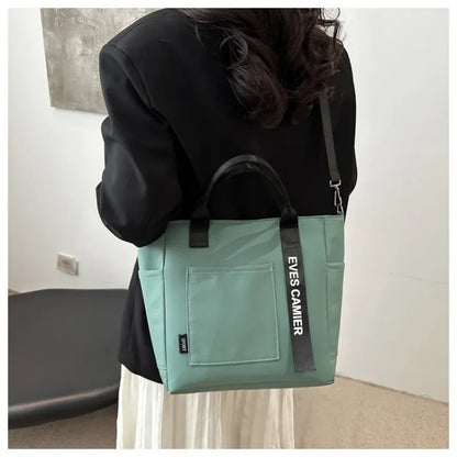 Sac Fourre-Tout en Nylon Imperméable à Bandoulière Grande Capacité